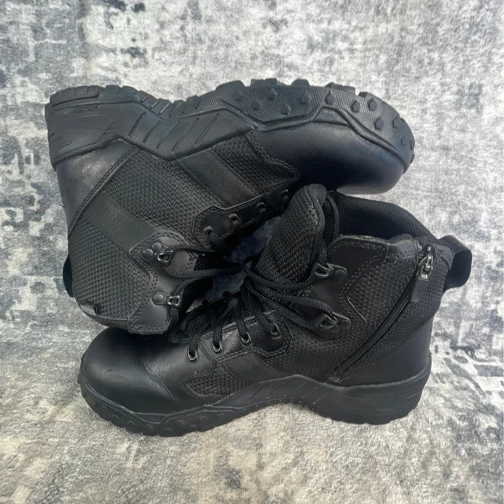 Danner Scorch Side Zip Tactical Boots Mens 10.5 Black Mesh Duty Boots
